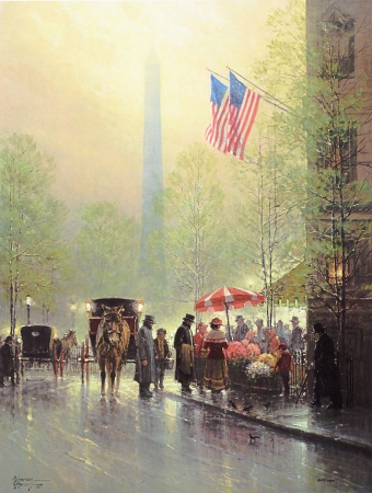 The Lights of Broadway by artist G Harvey